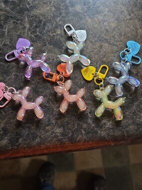 Jelly Balloon Dog Bag Charm Key chain